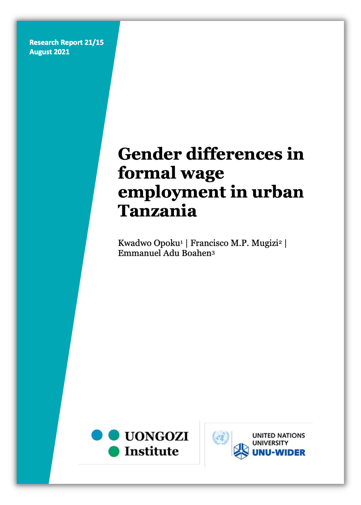 Gender differences in formal wage_Opoku et al.