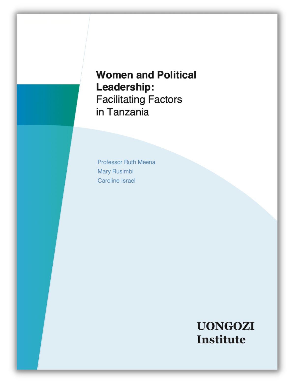 Women & political leadership